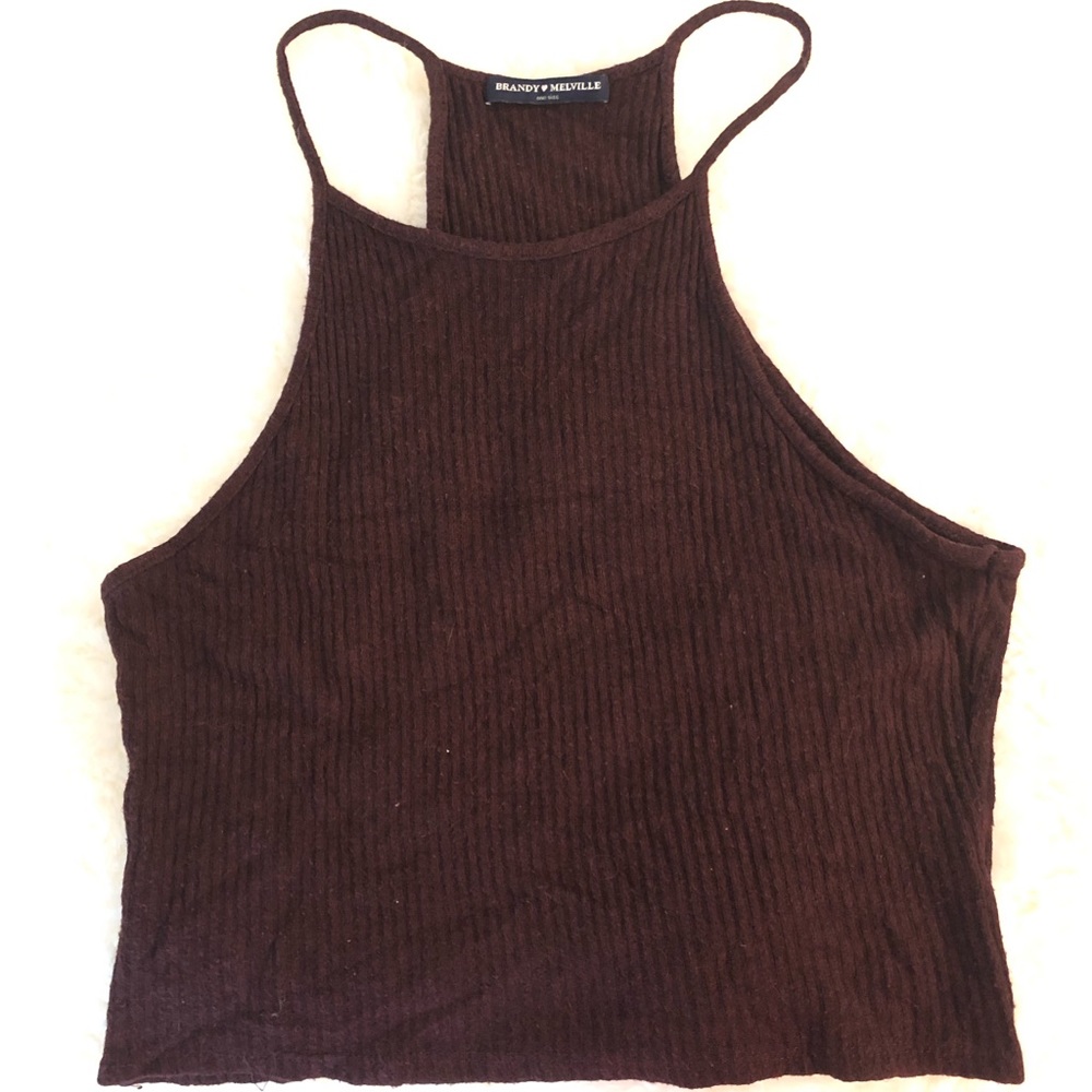 Burgundy Brandy Melville Tank